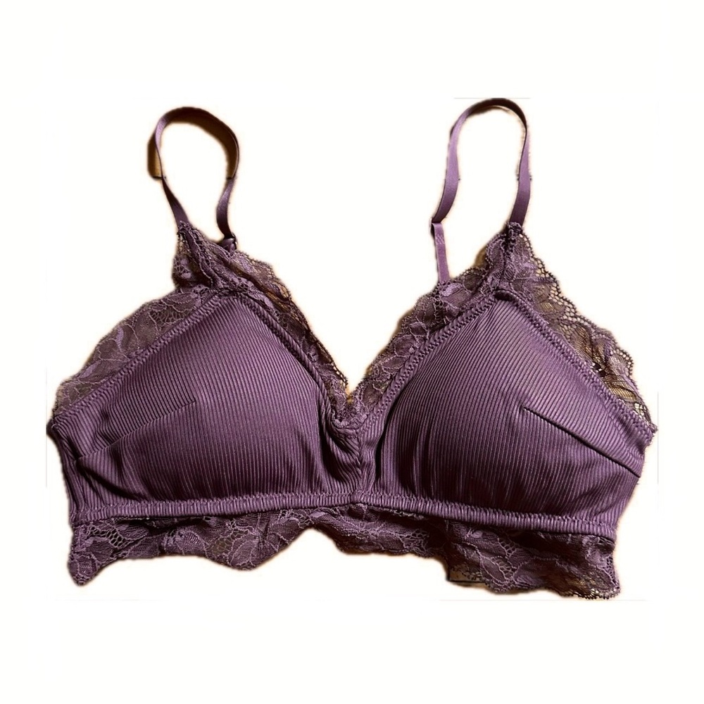 Oysho Lace Trimmed Bralette